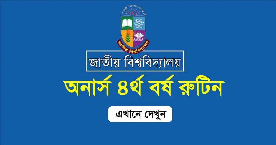 National University Honours 4th Year Routine